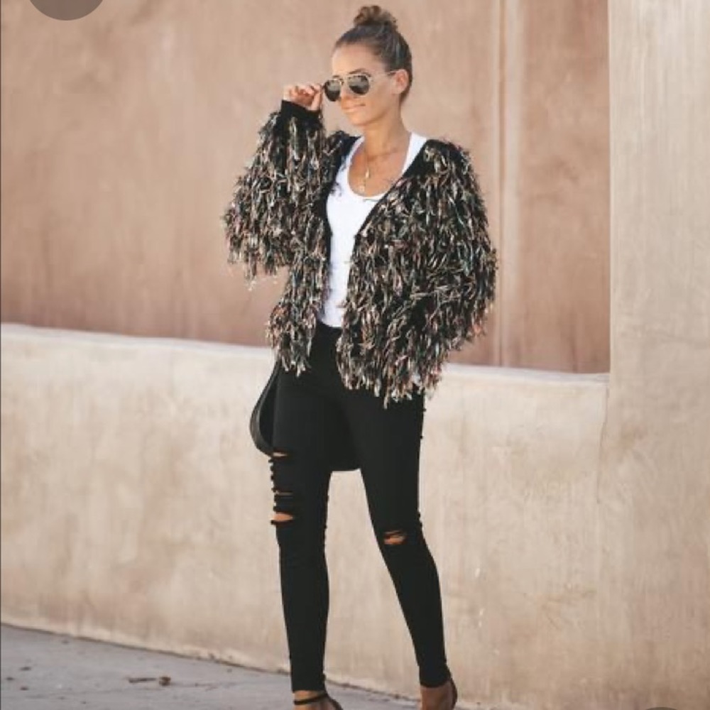 Vici fringe cardigan